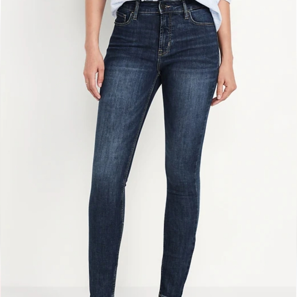 Old Navy High Rise Rockstar Jeans PLUS - Picture 2 of 12